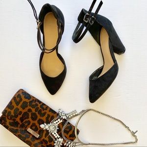 ASOS Black Suede Maryjane Heels